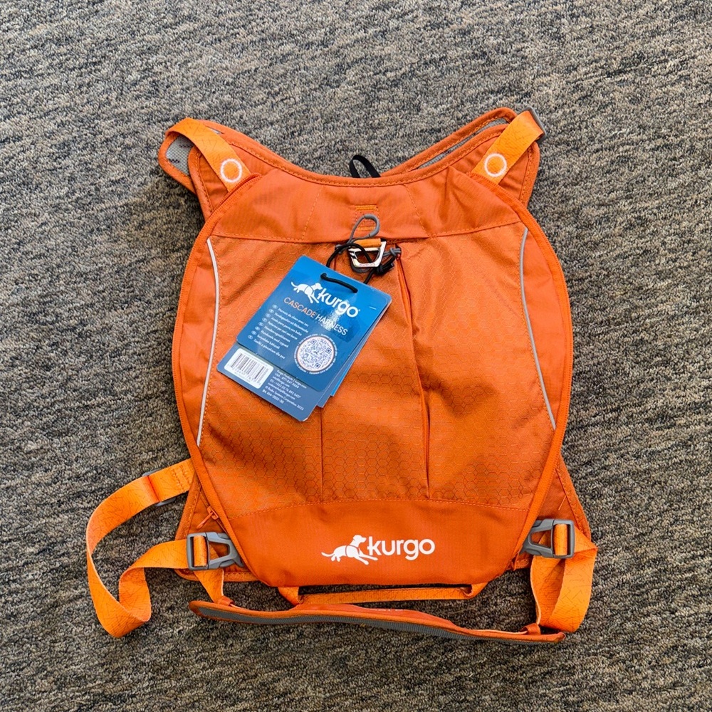 Kurgo Bright Orange Pet Backpack XL